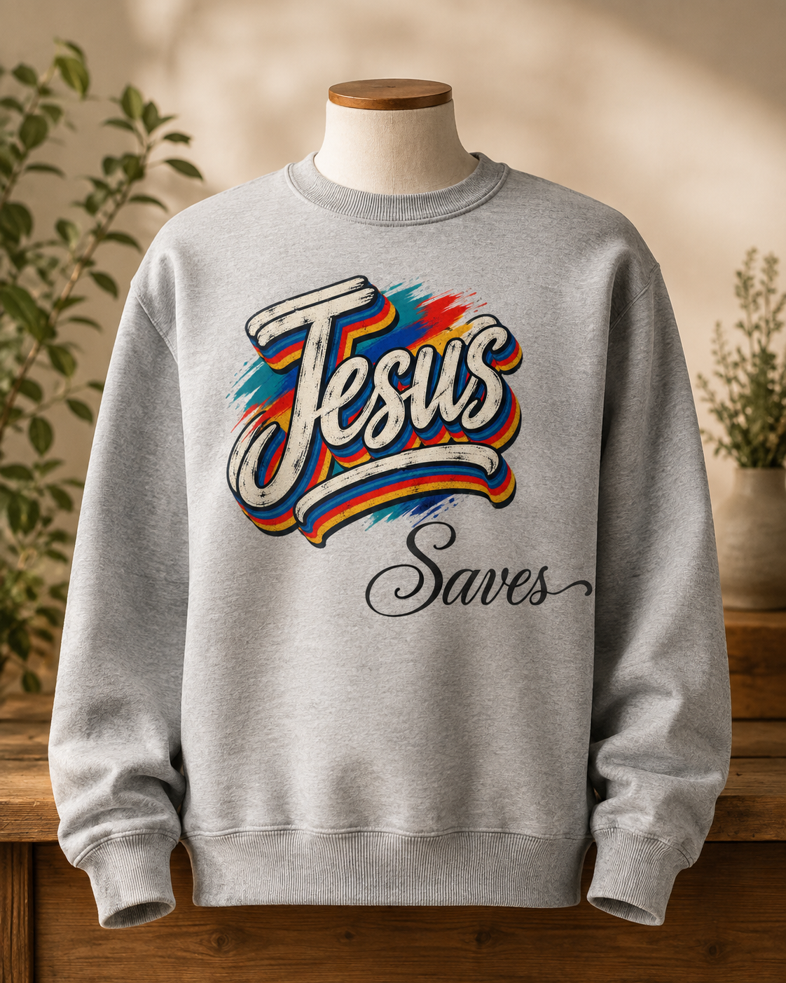 Jesus Saves Sweatshirt